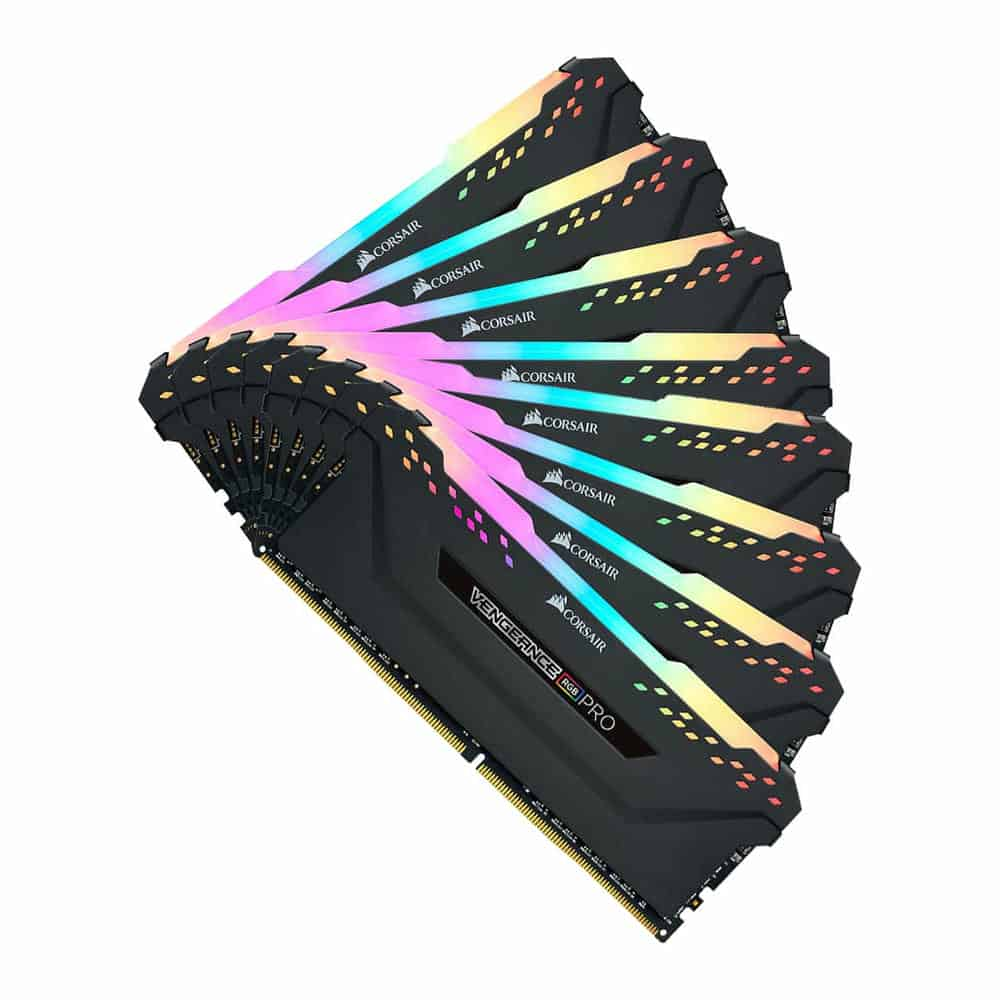 (image for) Corsair Vengeance RGB PRO Black 256GB 3200MHz 8x32GB DDR4 Memory Kit